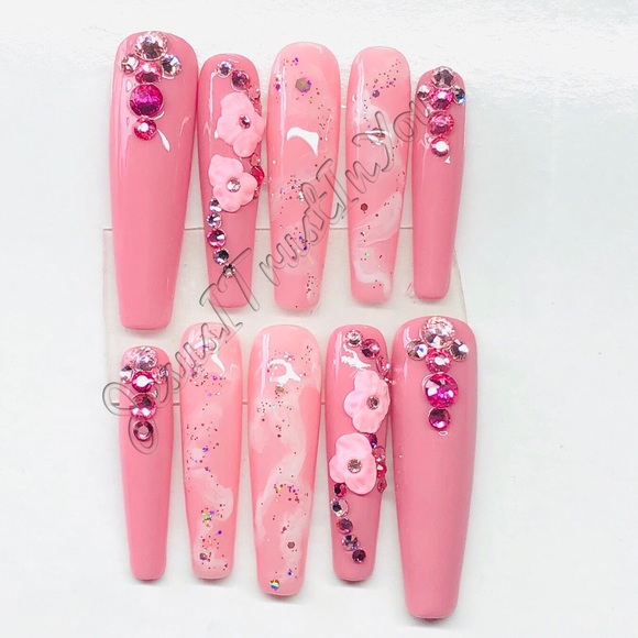 BRIGHTNESS-  XXL BALLERINA PRESS ON NAILS - Picture 4 of 13